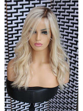 Ombre Blonde Wavy Lace Front 360 Real Natural Glueless Human Hair Wigs for Caucasian Women - Everyday Wigs